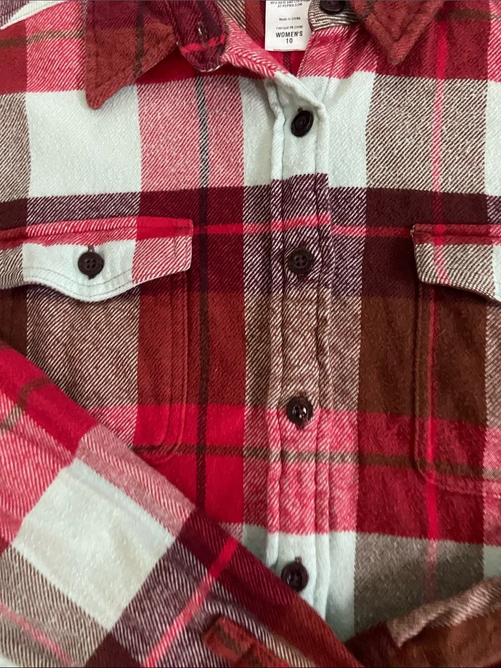 Patagonia Women’s Fjord Flannel Shirt  - Size 10